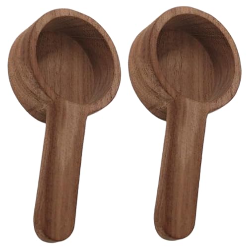Cuchara de madera reutilizable de 3.9 pulgadas de longitud pack doble 2