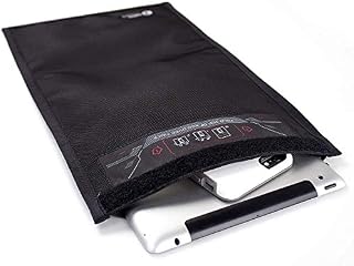 Mission Darkness Non-Window Faraday Bag for Tablets // Device Shielding for Law Enforcement, Military, Executive Privacy, EMP Protection, Travel & Data Security, Anti-hacking & Anti-tracking Assurance