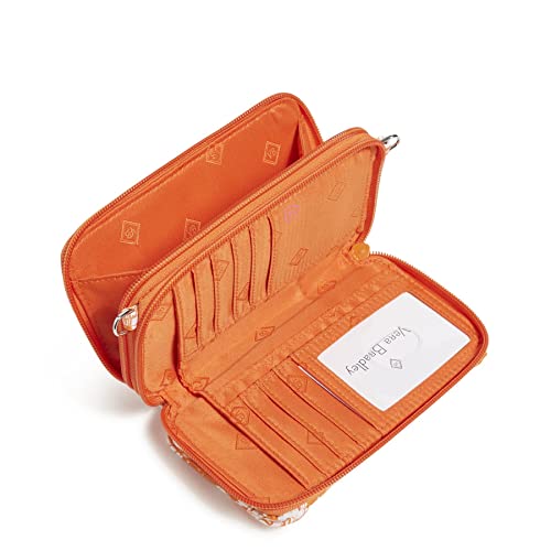 Image of Vera Bradley Women's Cotton All in One Crossbody Purse With RFID Protection