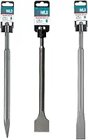 Hald Kit SDS Plus Hald - Ponteiro 14 x 250mm - Talhadeira 14 x 250 x 20mm - Talhadeira 14 x 250 x 40mm