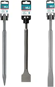 Hald Kit SDS Plus Hald - Ponteiro 14 x 250mm - Talhadeira 14 x 250 x 20mm - Talhadeira 14 x 250 x 40mm