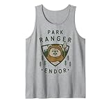 Star Wars Ewok Park Ranger Endor Tank Top, Men, Heather Grey, X-Large