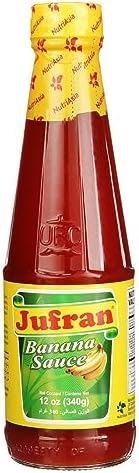 Jufran Banana Sauce Mild 340g/12 oz. Tomato-Less Ketchup {Imported from Canada}