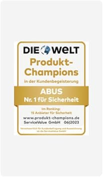 ABUS FG400 BK Lockable Window Handle, Black, Different Locking