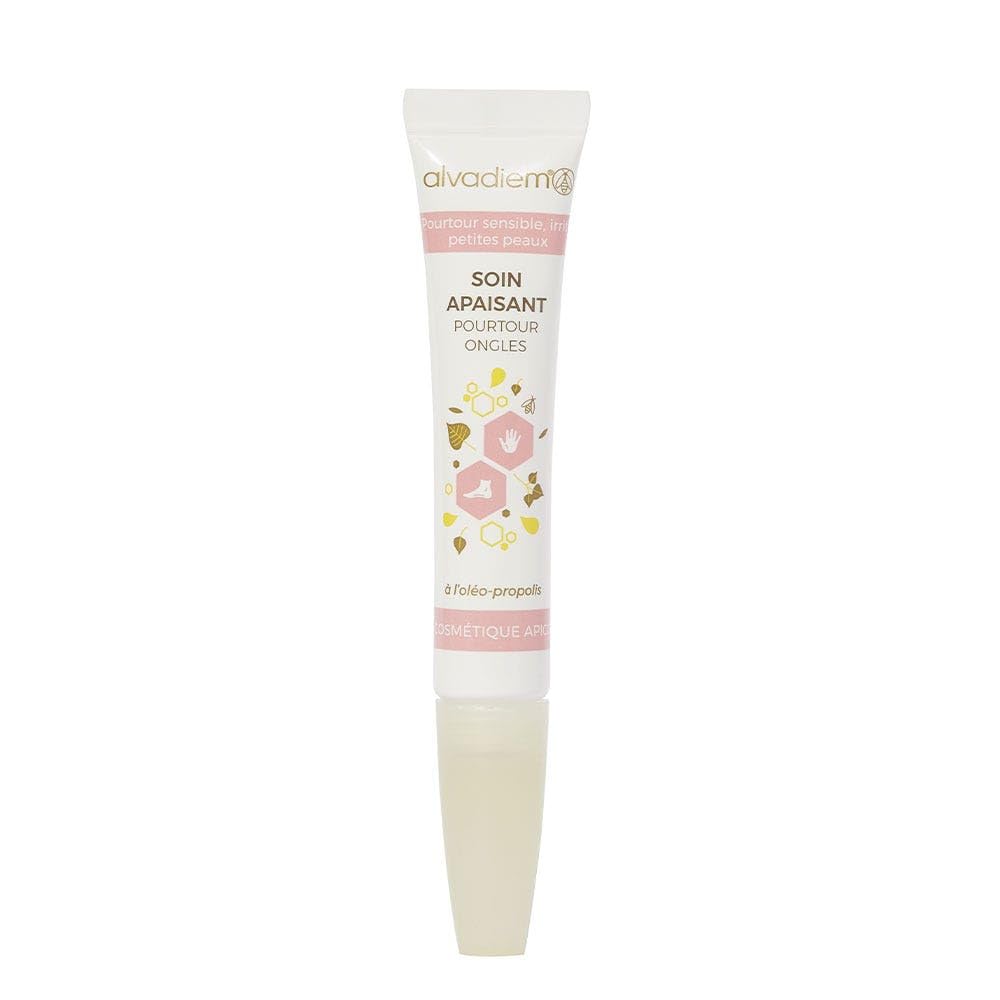 Alvadiem Beruhigende Pflege Für Nägel & Haut – 10 Ml Gel Mit Propolis, Frischer Effekt, Für Empfindliche Nagelhaut & Gereizte Haut