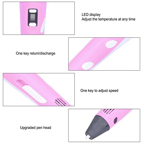 Image of 3D Pen (Camouflage Color) with 10in1 PLA Filament - 3D Pen Set for Kids - Adapter 10in1 PLA 5m Included