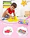 AtMini Play Sand with 6 Colored Sands of 11lbs, Including a Sand Tray with Lid - Sensory Toy Kits and Sand Art Kits for Kids (Pink Tray)