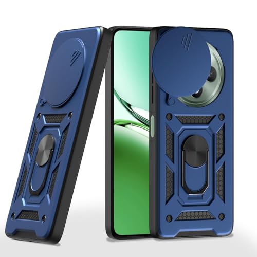 Image of AIBEX Back Cover for Oppo F27 5G | D10 Tough Armor Case | Sliding Camera Shield | 360 Protection | Kickstand Ring Holder | Military-Grade Shockproof Bumper Case