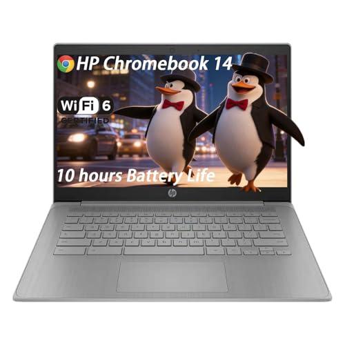 HP Chromebook �m�[�g�p�\�R�� �w��&�r�W�l�X���� 4GB RAM�A160GB�X�g���[�W (64emmc+64SDC+32GB USB)�A�o�b�e���[�����ő�10���ԁAWi-Fi 6�AIntel Quad-Core (Beat i3)�A14 HD
