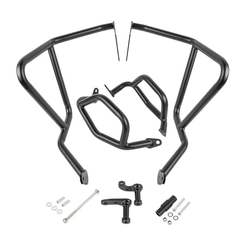Motorrad Motorschutz Stoßstange Motorrad Motor Oberen Und Unteren Crash Bar Für NX 400 500 2024 2025 NX400 NX500 Schutz Schutz Stoßstange Zubehör