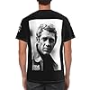 ONEUQJLBQ Men's Steve Actor McQueen High-Stretch Non-restrictive T-Shirt Loose and Comfortable Top Durable and Soft T-Shirt Multicolor S #2