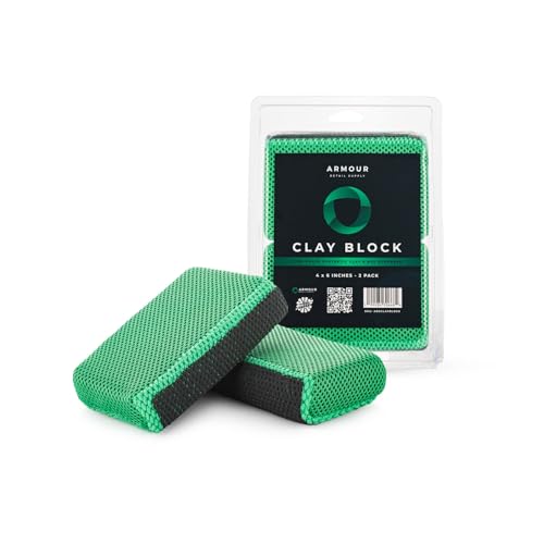 Bloc d'argile décontamination élimine saleté tenace peinture et plastique x2