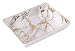 Nordic Golden Striped Marble Plate - Ceramic Jewelry Tray, Ring Holder, Bracelets Plate, Dessert Dish - Perfect for Holding Small Jewelries, Rings, Necklaces, Earrings, Bracelets, Cosmetics, etc.