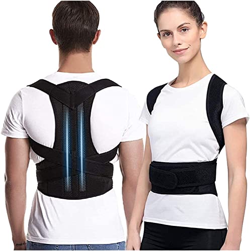 Correcteur de posture homme femme entraîneur de dos réglable contre le dos voûté