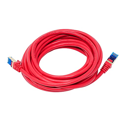 Qualgear QG-CAT7R-20FT-RED Rj45 Cat 7 Ethernet Patch Cable cover
