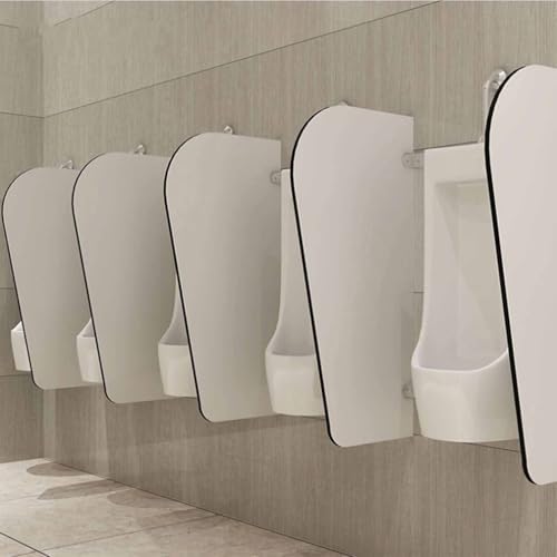 Wall-Mounted Urinal Partition Screen - 90cm Waterproof Privacy Divider for Men's Restroom Ideal for Schools Restaurants and Public Facilities (1 Pack)