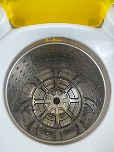 The Laundry Alternative Ninja Spin Dryer - Portable Dryer For Clothes - Spin Dryer For Clothes, With 3200 Rpm With High Tech Suspension System - Portable Spin Dryer For Apartments, Rv Travel - Honey #TOP6