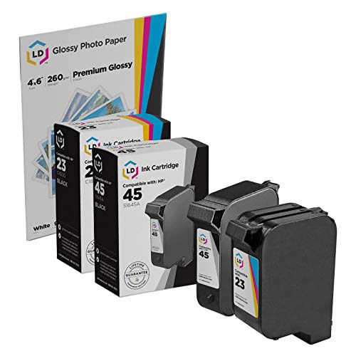 Hp D7Q13A4. LD Remanufactured Ink Cartridge Replacements for HP 45 & HP ...