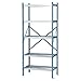 Denios K32-1105 Galvanized Steel Containment Shelving, 3 Shelves, 250 lbs Load Capacity, 36" Length x 84" Height x 24" Depth