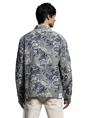 Image of JACK & JONES Men's Cotton Blend Standard Length A-Line Coat
