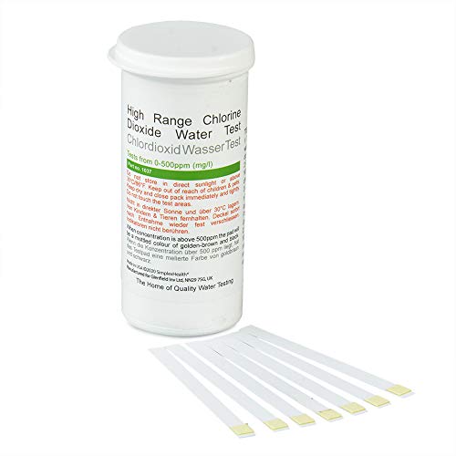 SimplexHealth Chlordioxid 0–500 ppm (50 Tests).
