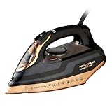 Russell Hobbs Powersteam Ultra Copper Iron, RHC560, 350ml Water Tank, Vertical Steam Function, Non-Stick, Black and Copper