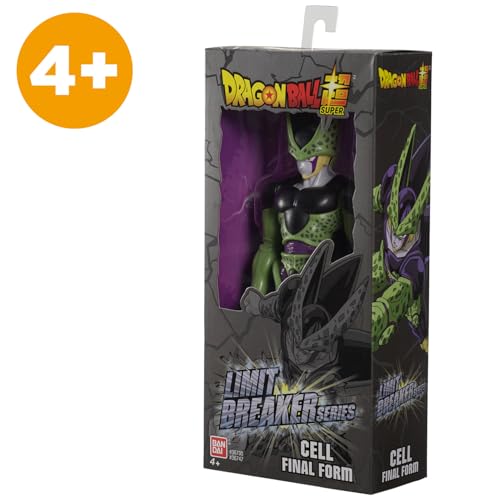Bandai - Dragon Ball Super - Figurine géante Limit Breaker - Cell Forme Parfaite - Licence Officielle Dragon Ball - Grande Figurine Cell 30 cm - Jouet Enfant 4 Ans et + - 36747