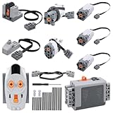 AYWHP 25 pezzi Power Functions, set di motore Servo con motore M/L/Servo, scatola della batteria, controllo dell'interruttore, modulo di illuminazione, cavo di prolunga, componenti assali