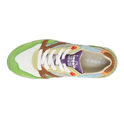 Diadora Mens N9000 Alpina Italia Lace Up Sneakers Shoes Casual - Green, Multi4