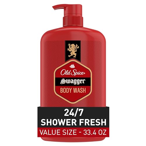 Gel de baño Old Spice Swagger 30 oz para hombre frescura diaria