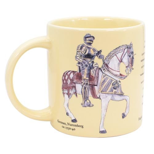 Taza Arms and Armor de cerámica 12 oz con caja de regalo miniatura 6