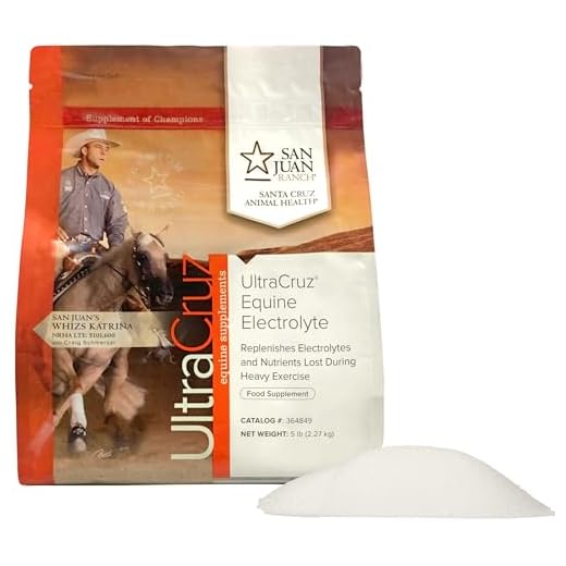UltraCruz-364849 Equine Electrolyte Supplement for Horses, 5 lb, Powder (40 Day Supply)