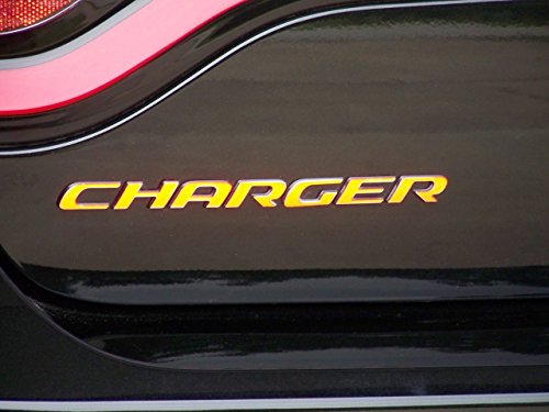 Reflective Concepts - Trunk Badge Overlay Decal - 2015-2018 Charger - (Color: Reflective Yellow)