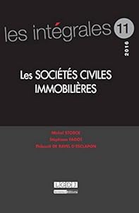 Book's Cover of Les Sociétés civiles immobilières