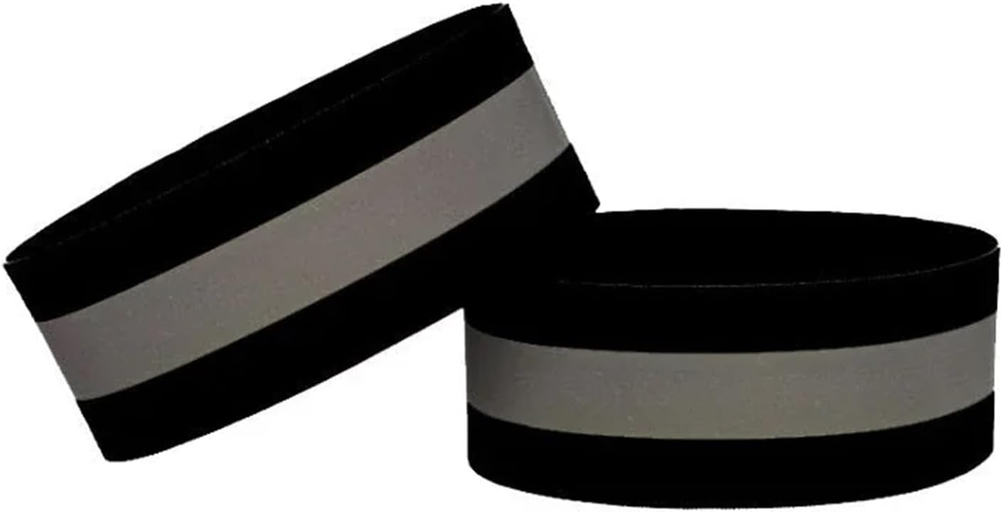 Reflective Bands 50 PCS Elasticated Reflective Safety Bracelet Outdoor Sports Night Running Cycling Jogging