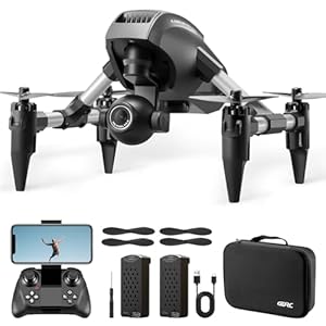 4DRC V42 Mini Drone with Camera1080P HDR Video, Headless Mode,2 speeds, APP Control, One-touch take off, Lightweight Mechanical Gimbal Vertical Shooting, Easy to Fly Drones Toy Gift for Kids Adults