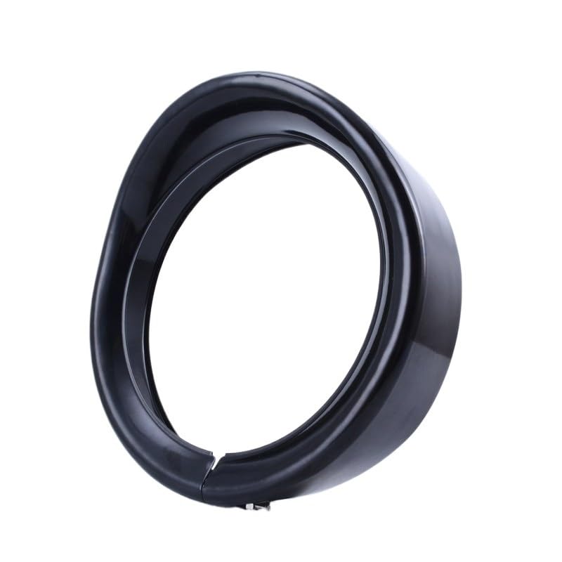 Anneau de phare 7 pouces noir pour s'évader en Touring et Road King custom