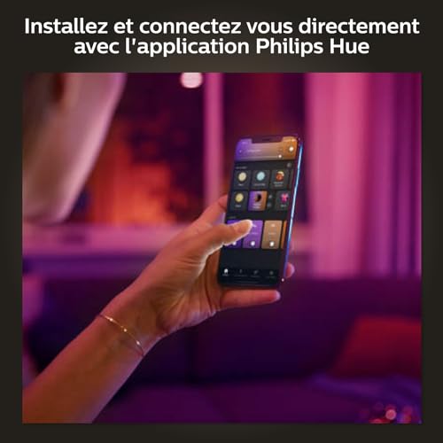 Philips Hue Xamento Spot Encastrable Led Aluminium - vue 10
