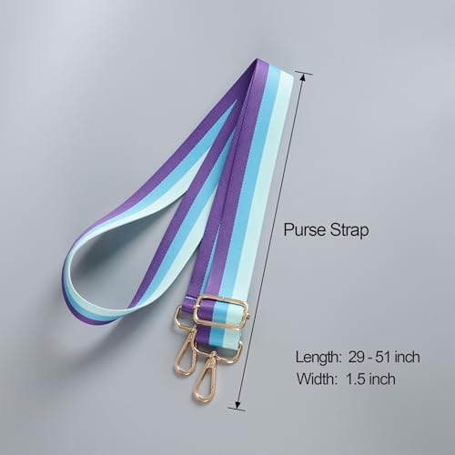 Image of chushui Woven Stripe Purse Straps,Replacement Crossbody Wide Shoulder Adjustable Strap for Bag Handbags
