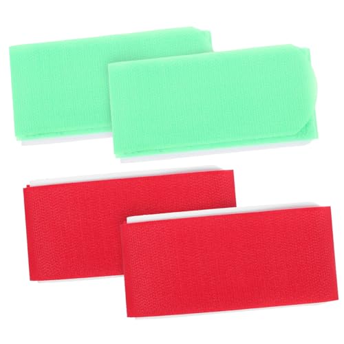 POPETPOP Ski and Snowboard Straps 4 Pack Fixing Bands Snowboard Belt Sled Tie Ropes Nylon Lightweight Carrying