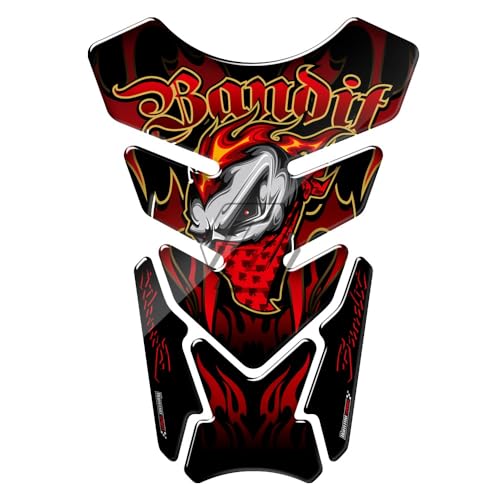 Protège réservoir Suzuki Bandit 600 650 1200 autocollant pad noir