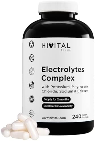 Electrolitos Complex. 240 cápsulas veganas para 2 meses de tratam...