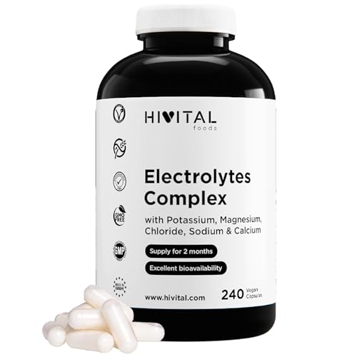 Electrolitos Complex. 240 cápsulas veganas para 2 meses de tratamiento. Con las Sales Minerales:...