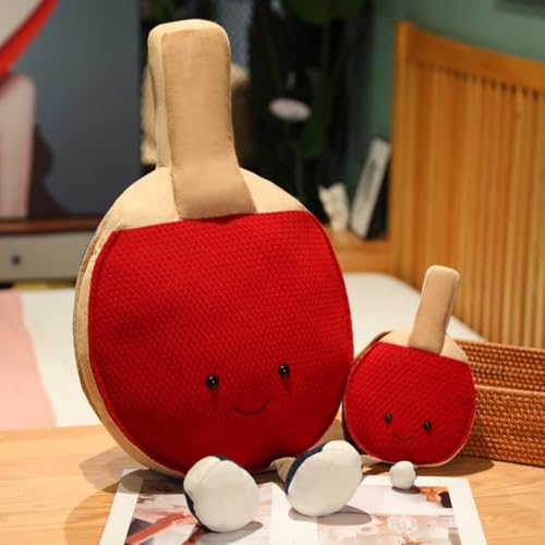 3D Ping Pong Bat Pillows Funny Ping-Pong Bat Throw Pillow Combination Set of 2 (1)26.8