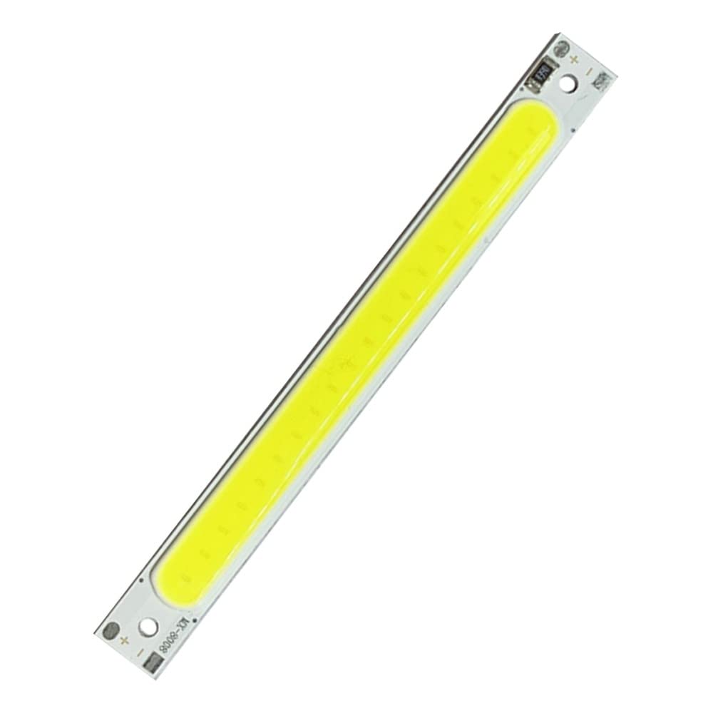 LED COB Light Platine, 5 pezzi DC 5 V 3 W Long Strip LED Chip Light Board Luce Bianca 600 mA 400 lm 6500 K per USB Touch Dimmer