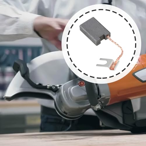 LT Easiyl 2 pary szczotek węglowych 6,3 x 15 x 22 mm, wymienne szczotki silnikowe z przewodami drucianymi do elektronarzędzi kompatybilne z Husqvarna K3000 Wet