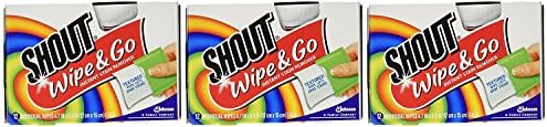 SHOUT Shout Stain Remover Wipes (12 ct)-Pack of 3
