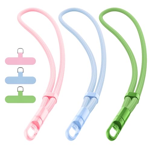takyu Phone Wrist Strap, 3 Pack 360°Rotating Phone Lanyard without Tangles