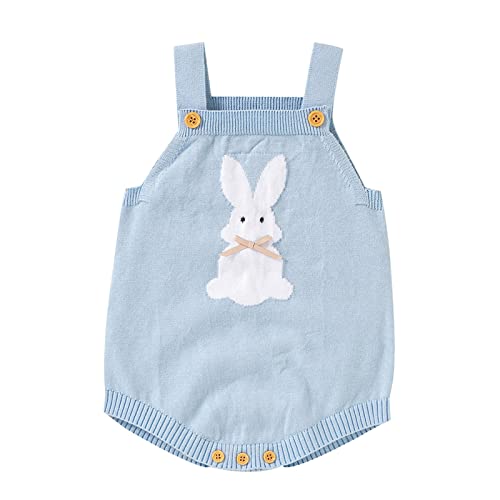 Baby Pullover Sweater Newborn Infant Knit Romper Cotton Sleeveless Boy Girl Rabbit Clothes Warm Bodysuit Fall Winter