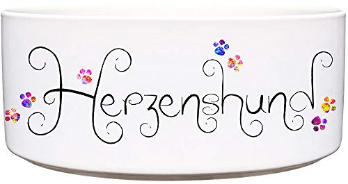 Cadouri Keramik Hundenapf Futternapf HERZENSHUND - 650 ml